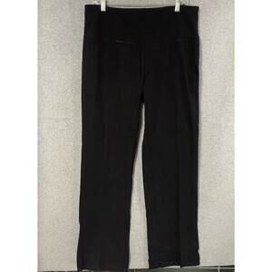 Soft Surroundings Ponte Black Pull On Stretch Pants Size Large